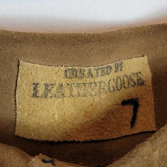 70s Bohemian Suede Midi Skirt Authentic Vintage - Picture 3 of 9